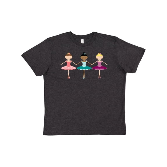 Inktastic Little Ballerina Trio Youth T-Shirt
