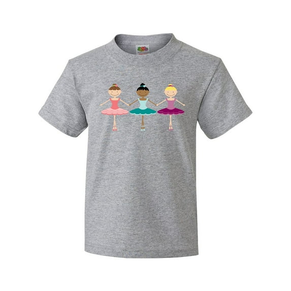 Inktastic Little Ballerina Trio Youth T-Shirt
