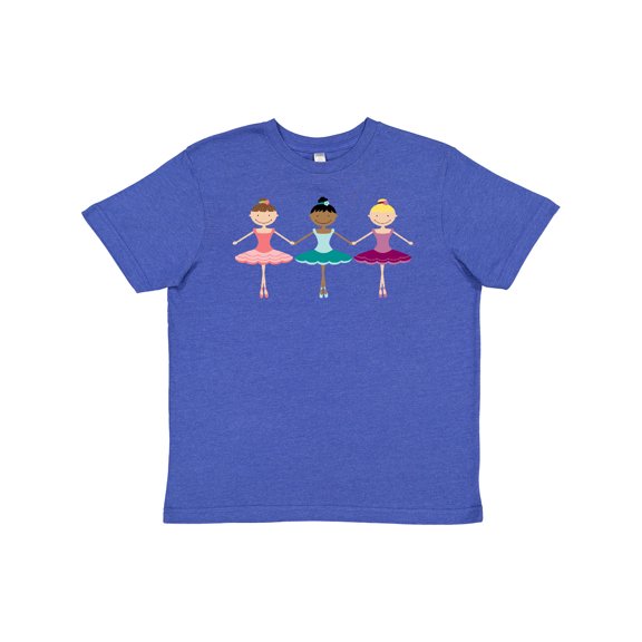 Inktastic Little Ballerina Trio Youth T-Shirt