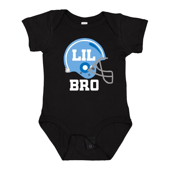 Inktastic Little Bro Football Brother Boys Baby Bodysuit