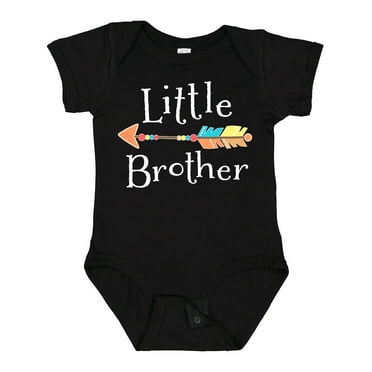 Inktastic Little Brother- Arrow Boys Baby Bodysuit