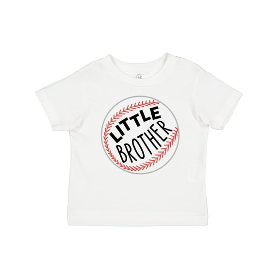 Inktastic Little Brother Baseball Boys Baby T-Shirt