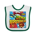 thumbnail image 1 of Inktastic Little Brother Comic Book Boys Baby Bib, 1 of 4