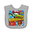 thumbnail image 1 of Inktastic Little Brother Comic Book Boys Baby Bib, 1 of 4