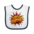 thumbnail image 1 of Inktastic Little Brother Comic Book Boys Baby Bib, 1 of 4