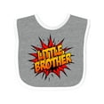 thumbnail image 1 of Inktastic Little Brother Comic Book Boys Baby Bib, 1 of 4