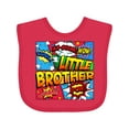 thumbnail image 1 of Inktastic Little Brother Comic Book Boys Baby Bib, 1 of 4