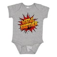 thumbnail image 1 of Inktastic Little Brother Comic Book Boys Baby Bodysuit, 1 of 5