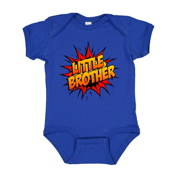Inktastic Little Brother Comic Book Boys Baby Bodysuit