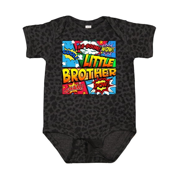 Inktastic Little Brother Comic Book Boys Baby Bodysuit