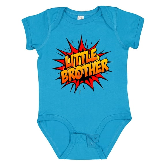 Inktastic Little Brother Comic Book Boys Baby Bodysuit