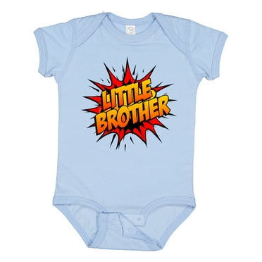 Inktastic Little Brother Comic Book Boys Baby Bodysuit