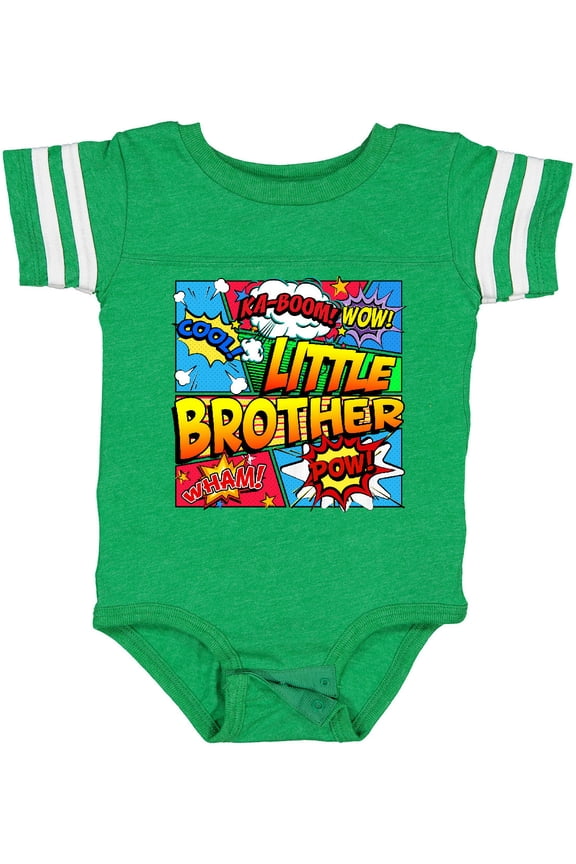 Little Brother Comic Book Boys Baby Bodysuit
