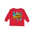 thumbnail image 1 of Inktastic Little Brother Comic Book Boys Long Sleeve Toddler T-Shirt, 1 of 5