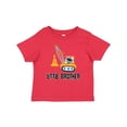 thumbnail image 1 of Inktastic Little Brother Construction Truck Boys Boys Baby T-Shirt, 1 of 5