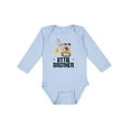 thumbnail image 1 of Inktastic Little Brother Construction Truck Boys Boys Long Sleeve Baby Bodysuit, 1 of 5