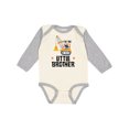 thumbnail image 1 of Inktastic Little Brother Construction Truck Boys Boys Long Sleeve Baby Bodysuit, 1 of 5