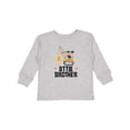 thumbnail image 1 of Inktastic Little Brother Construction Truck Boys Boys Long Sleeve Toddler T-Shirt, 1 of 5