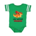 thumbnail image 1 of Inktastic Little Brother Cute Red and Orange Dragon Boys Baby Bodysuit, 1 of 5