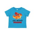thumbnail image 1 of Inktastic Little Brother Cute Red and Orange Dragon Boys Toddler T-Shirt, 1 of 5
