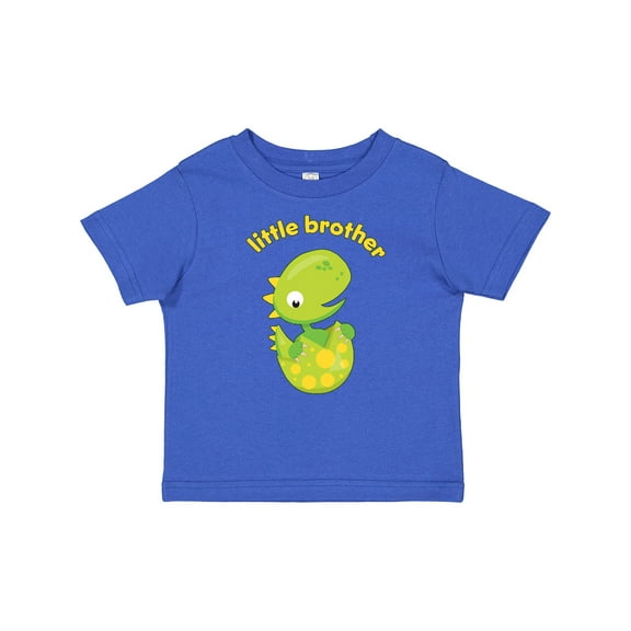Inktastic Little Brother Dinosaur Boys Baby T-Shirt