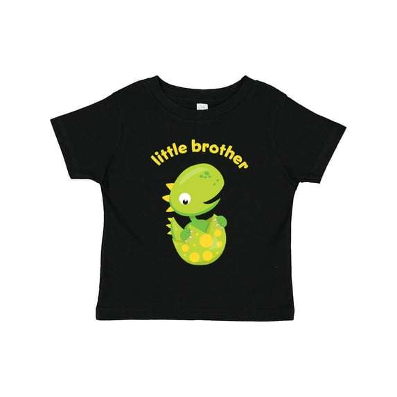 Inktastic Little Brother Dinosaur Boys Toddler T-Shirt