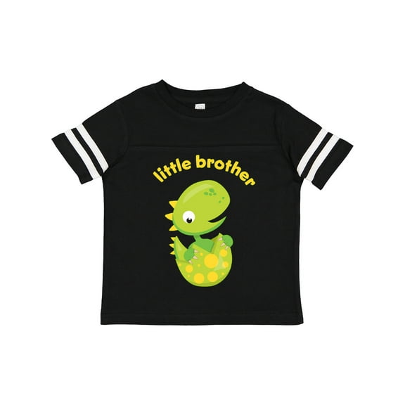 Inktastic Little Brother Dinosaur Boys Toddler T-Shirt