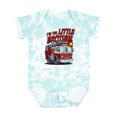 thumbnail image 1 of Inktastic Little Brother Fire Truck Boys Baby Bodysuit, 1 of 5