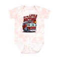 thumbnail image 1 of Inktastic Little Brother Fire Truck Boys Baby Bodysuit, 1 of 5