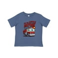 thumbnail image 1 of Inktastic Little Brother Fire Truck Boys Baby T-Shirt, 1 of 5