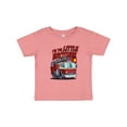 thumbnail image 1 of Inktastic Little Brother Fire Truck Boys Baby T-Shirt, 1 of 5