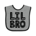 thumbnail image 1 of Inktastic Little Brother Lil Bro Boys Boys Baby Bib, 1 of 4