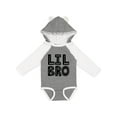 thumbnail image 1 of Inktastic Little Brother Lil Bro Boys Boys Long Sleeve Baby Bodysuit, 1 of 5