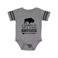 thumbnail image 1 of Inktastic Little Brother Native Buffalo Boys Baby Bodysuit, 1 of 4