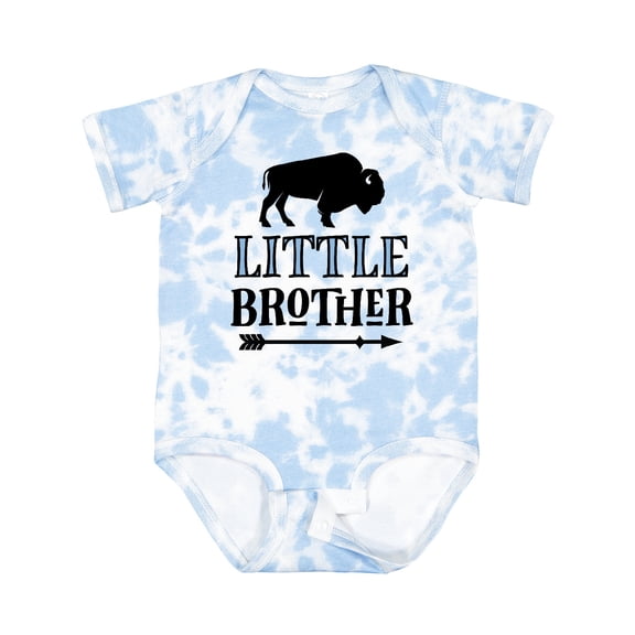 Inktastic Little Brother Native Buffalo Boys Baby Bodysuit