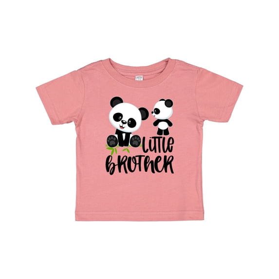 Inktastic Little Brother Panda Boys Baby T-Shirt