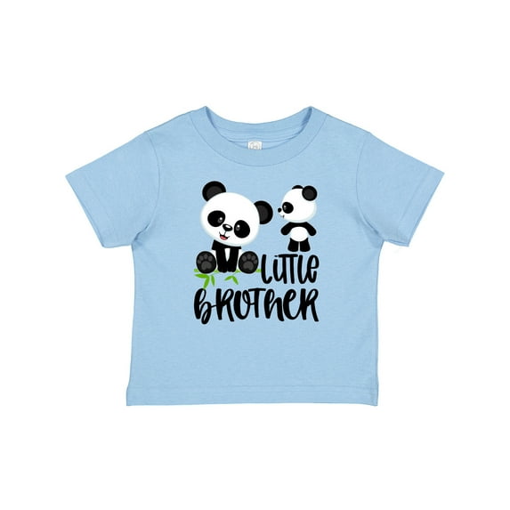 Inktastic Little Brother Panda Boys Baby T-Shirt