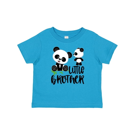 Inktastic Little Brother Panda Boys Baby T-Shirt