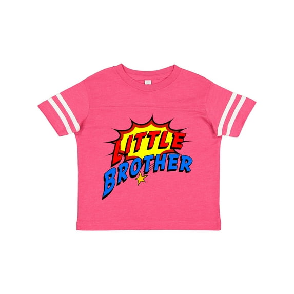 Inktastic Little Brother Superhero Boys Toddler T-Shirt