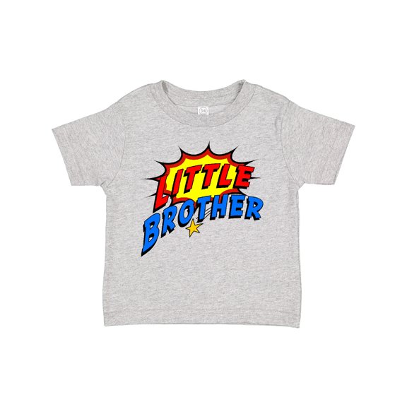 Inktastic Little Brother Superhero Boys Toddler T-Shirt