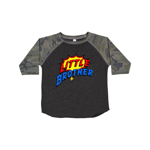 Inktastic Little Brother Superhero Boys Toddler T-Shirt