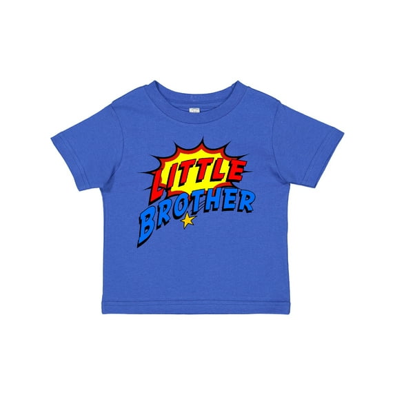 Inktastic Little Brother Superhero Boys Toddler T-Shirt