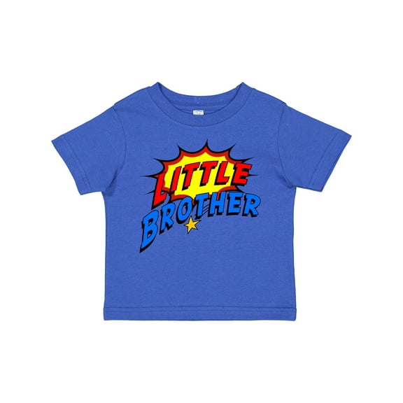 Inktastic Little Brother Superhero Boys Toddler T-Shirt
