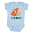 thumbnail image 1 of Inktastic Little Brother Woodland Fox Lil Bro Boys Baby Bodysuit, 1 of 5