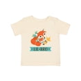 thumbnail image 1 of Inktastic Little Brother Woodland Fox Lil Bro Boys Baby T-Shirt, 1 of 5