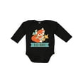 thumbnail image 1 of Inktastic Little Brother Woodland Fox Lil Bro Boys Long Sleeve Baby Bodysuit, 1 of 5