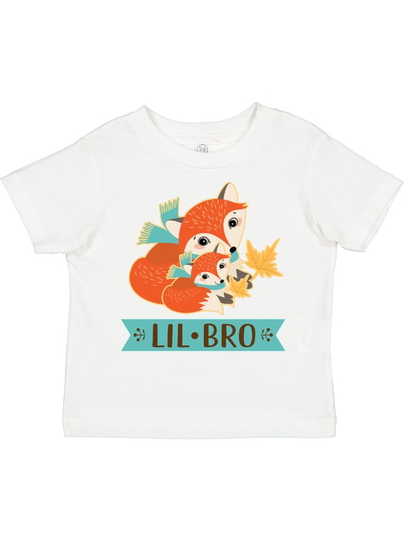 Little Brother Woodland Fox Lil Bro Boys Toddler T-Shirt