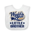thumbnail image 1 of Inktastic Little Brother Worlds Best Boys Baby Bib, 1 of 4