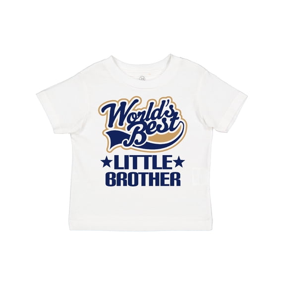Inktastic Little Brother Worlds Best Boys Toddler T-Shirt