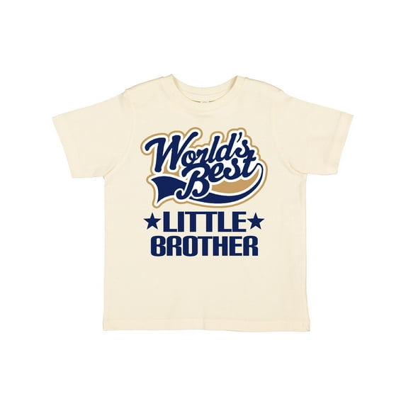 Inktastic Little Brother Worlds Best Boys Toddler T-Shirt